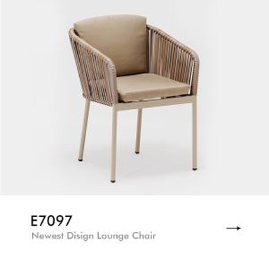 Venkovní nábytek Kávová židle Nový design